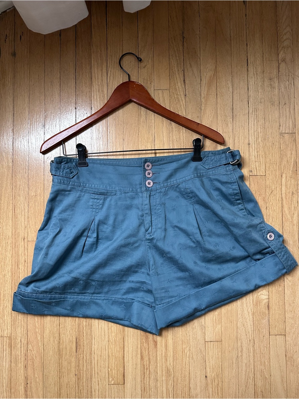 Marc by Marc Jacob’s High-Waist Blue Shorts